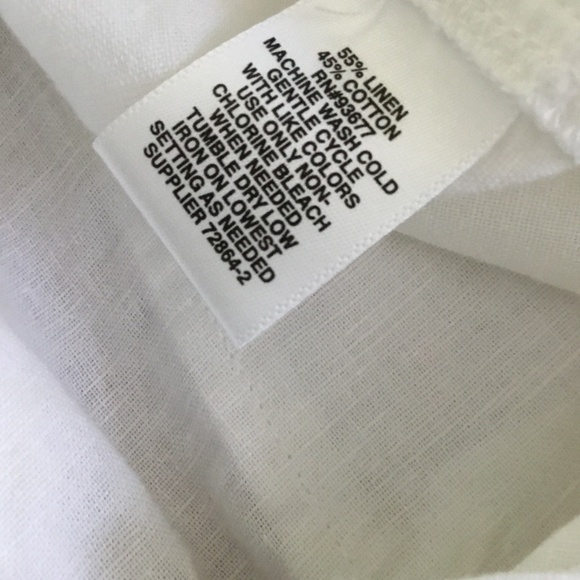 Liz Claiborne linen blend pants size M - Picture 9 of 9